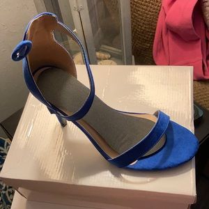 Lapis blue heels